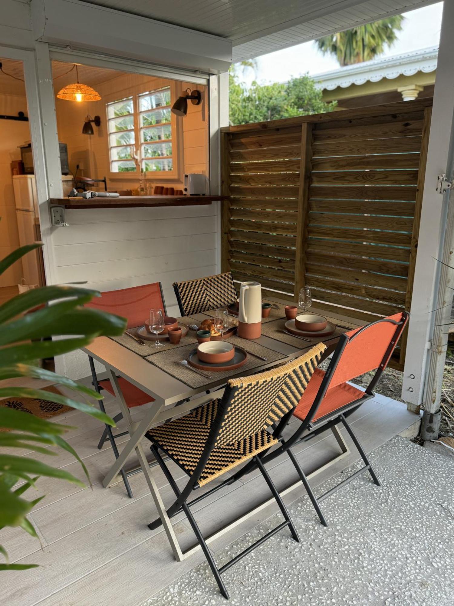 Les Cabanes Cosy A 2 Pas Du Lagon - Charme Et Confort Le Francois Exterior photo