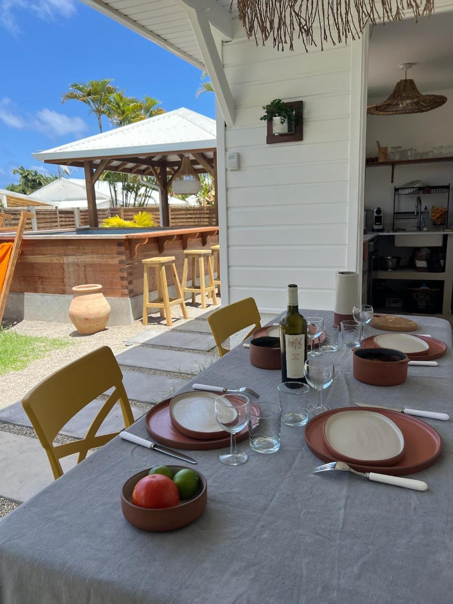 Les Cabanes Cosy A 2 Pas Du Lagon - Charme Et Confort Le Francois Exterior photo