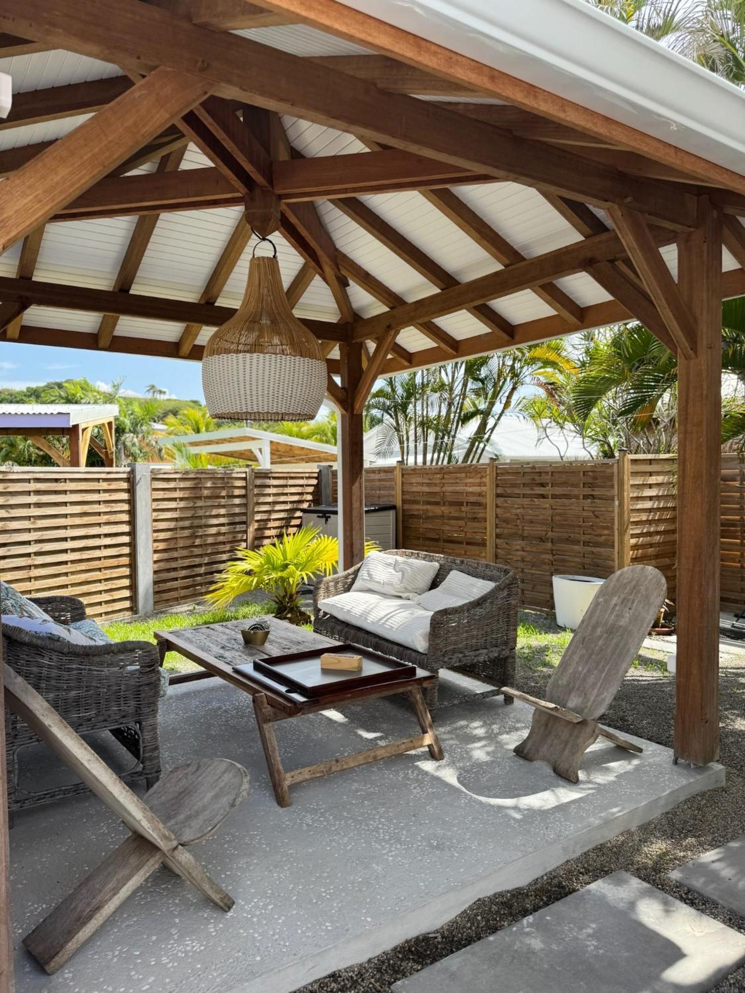 Les Cabanes Cosy A 2 Pas Du Lagon - Charme Et Confort Le Francois Exterior photo