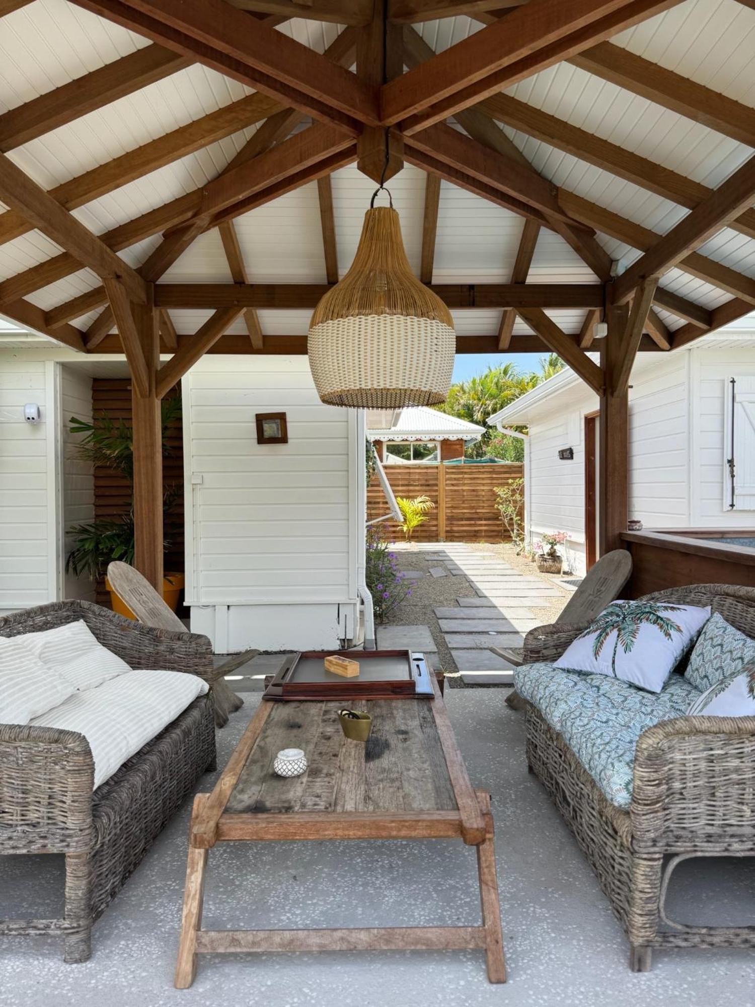 Les Cabanes Cosy A 2 Pas Du Lagon - Charme Et Confort Le Francois Exterior photo